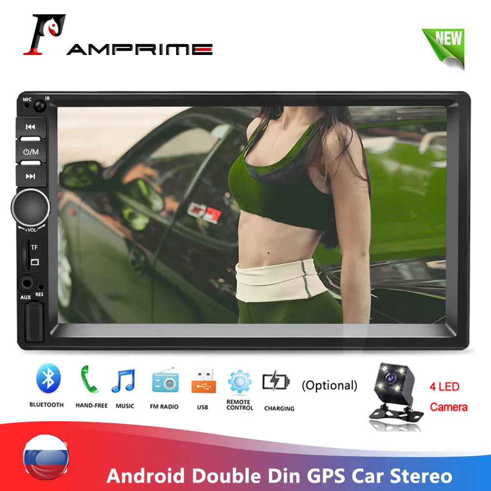 AMPrime Android 2din автомобильный мультимедийный плеер Универсальный Автомобильный MP3 7