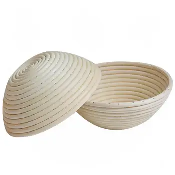 

Economic Fermentation Rattan Food Bamboo Eco-Friendly Storage Bread Basket DIY Kitchen Rattan Proofing Basket Cake Baking Dough