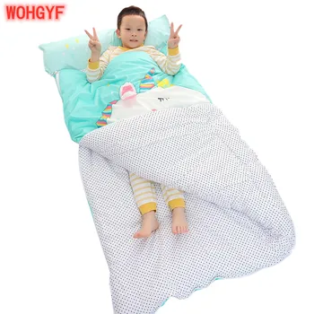 

Cartoon animal cotton baby sleeping bag winter toddler girl boy child/kids Warm sleep bags Unicorn Bear Anti-kick quilt