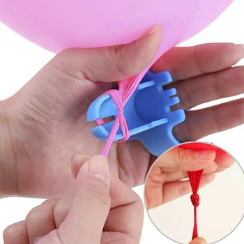 

Latex Balloons Knot Tool Balloon Clip The Balloon Ties Easily Birthday Party Decorations Kids Wedding Balls Tool Party Supplies