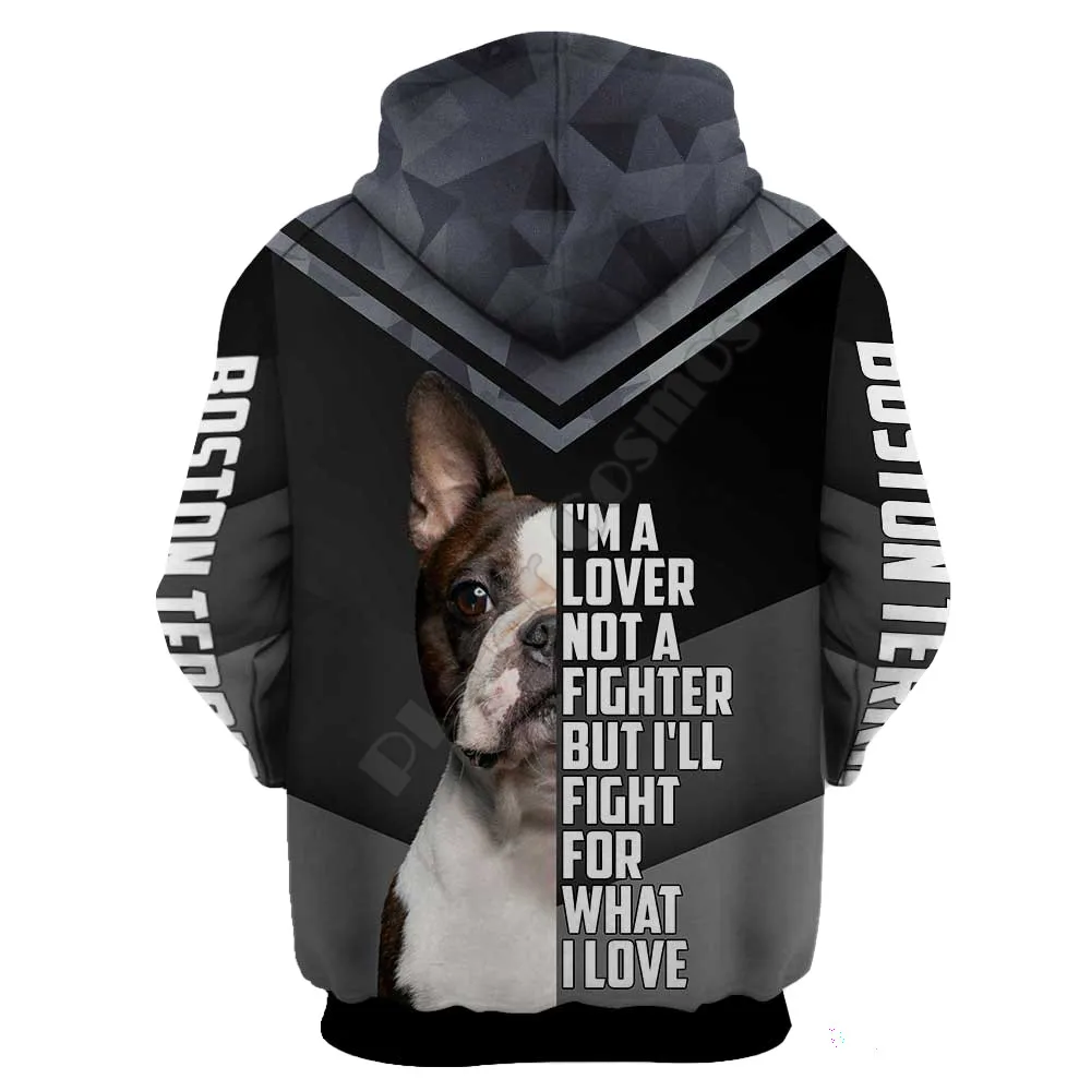 Boston Terrier 3D Hoodies Printed Pullover Men For Women Funny Animal Sweatshirts Fashion Cosplay Apparel Sweater 02