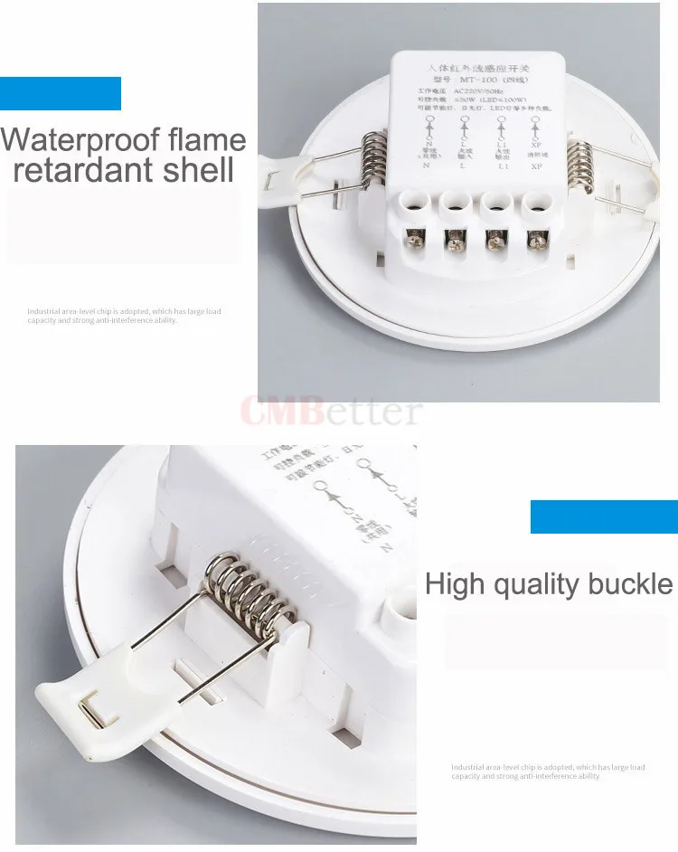 360 Degree Mini Infrared PIR Detection IR Ceiling Wall Recessed Motion Sensor Detector Auto Light Switch 110v-220v motion sensor (8)