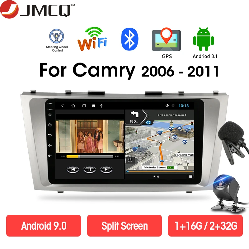 JMCQ 2G + 32G Android 9 0 головное устройство для Toyota Camry 40 50 2006-2011 Автомобильный Радио