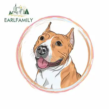 

EARLFAMILY 13cm x 13cm Cute Dog Funny Car Stickers Laptop ATV Motorcycle Vinyl Car Wrap Waterproof Decals Car Accessories