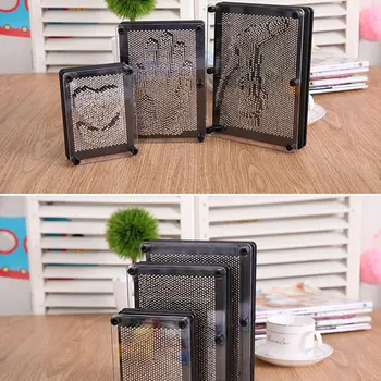 

17.5cm 3D Clone Pin Art Mold Board Sculpture Pin Impression Toy Home Office Desktop Toy for Kids Adults Gift