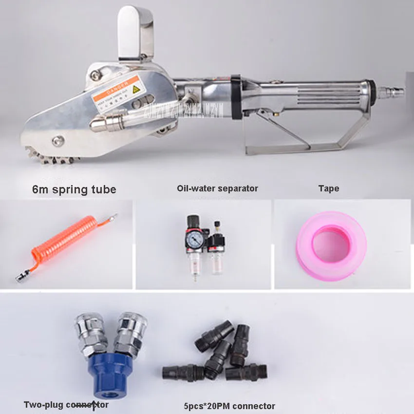 New Pneumatic Scrapping Machine Waste Stripper Cardboard Carton Paper Stripping Machine Paper Trimming Machine 0.4m3/min 5500rpm afbeelding