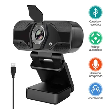

HD 1080P Webcam Mini Computer PC WebCamera with Tripod Rotatable Cameras for Live Broadcast Video Calling Conference Work