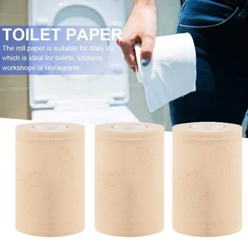 

Hollow Replacement Roll Paper Print Interesting Toilet Paper Table Kitchen Pape Convenience durable practical Home soft cozy