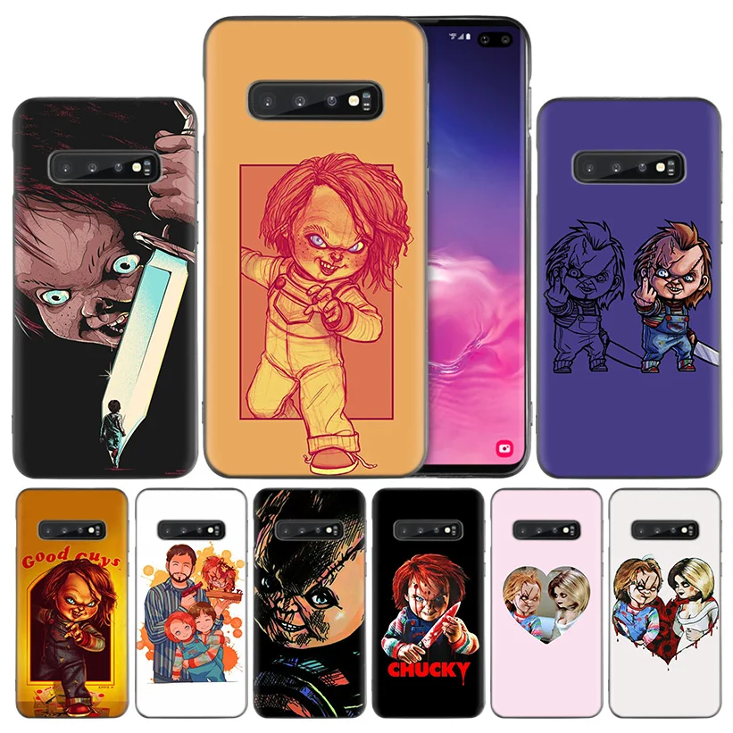 

Silicone Case Cover for Samsung Galaxy A50 A50s A70 A40 A30 A30s A20 A20e A10 A10s A10e A9 A8 A7 A6 Plus 2018 Chucky Face