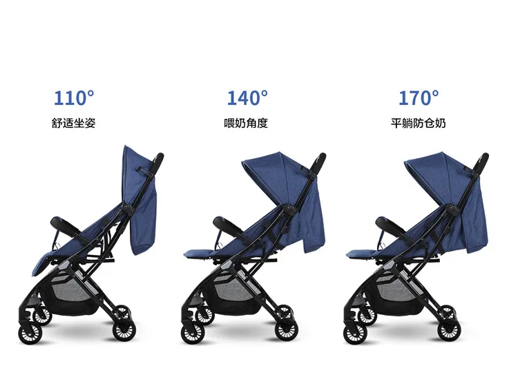 Baobaohao Baby Stroller Pram S1 Blue