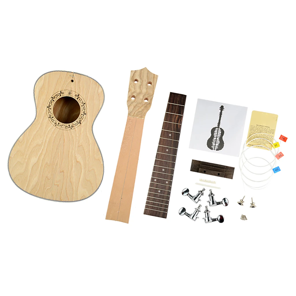 

Ashtree 23inch Hawaii Guitar DIY Kit Make Your Own Ukulele for Children Students Friends Gift