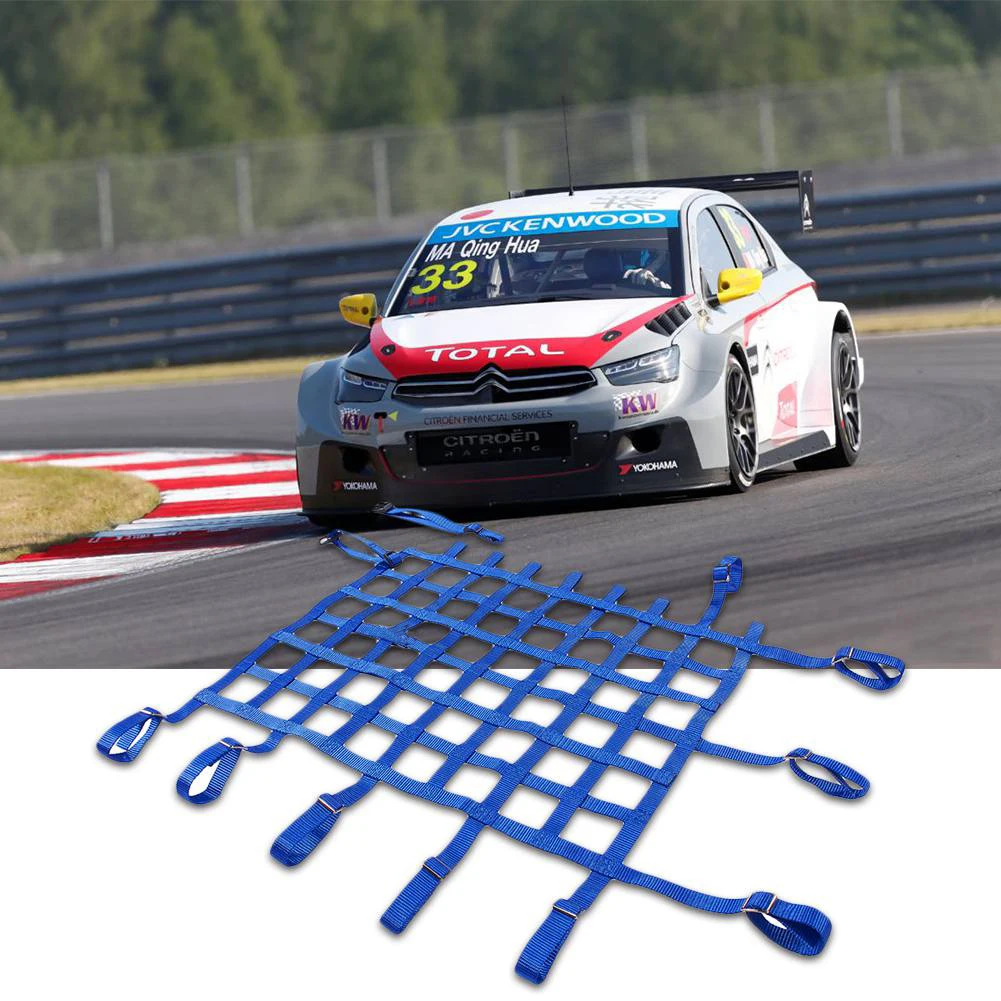 Racing Car Window Net car window net Universal Auto Window Net Rectangle Safety Equipment Nylon Webbing For Race Sports