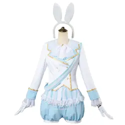 Люблю жить! Aqours вы Watanabe в стране чудес Алиса Лолита платье школьная форма Хэллоуин Косплэй костюм наряд горничной