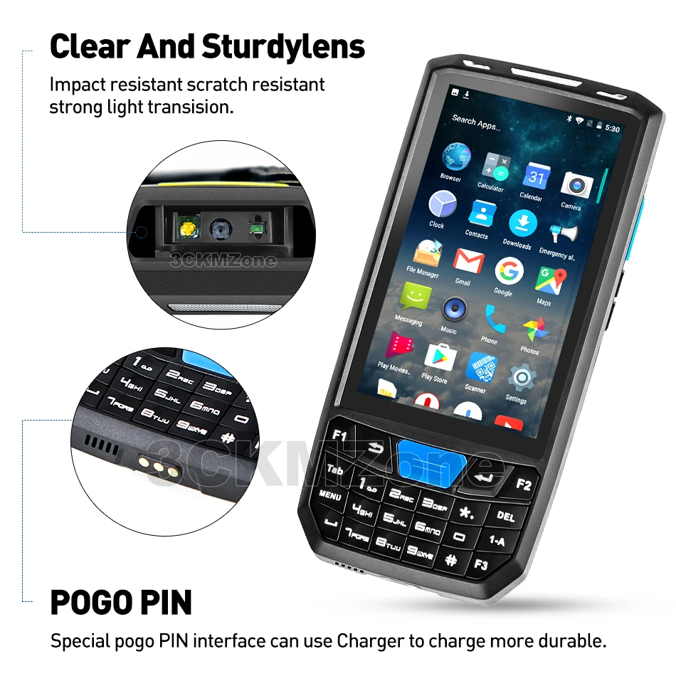 Pda Android сканер штрих кода беспроводной мобильный телефон Ручной терминал данных