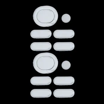 

2 Sets/pack Tiger Gaming Mouse Feet Mouse Skate For Logitech G304 G305 Mouse White Teflon Mouse Glides Curve Edge LX9A