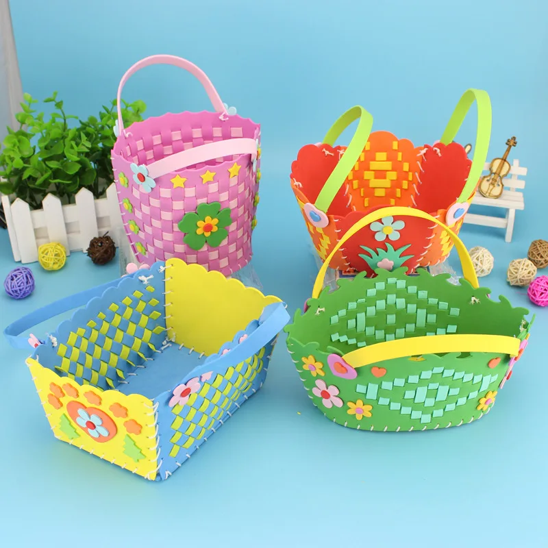 EVA ручная работа тканая паста корзина детская игрушка DIY рукоделие подарки для
