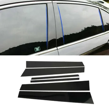 

Window Decoration Cover Trims For Honda Accord 2008-2012 Black Pillar Hot New