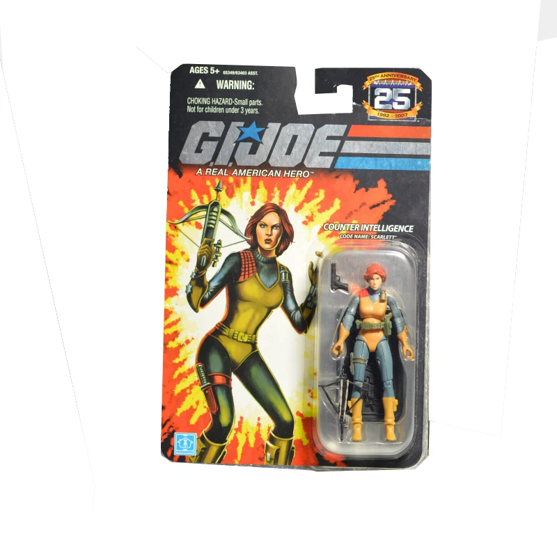Hasbro Gijoe 25 Anniversary Anime Figures Scarlett Zartan Destro Bazooka Firefly Flint Serpentor Spirit Decor Gift Toy 3 75 Inch Aliexpress Toys Hobbies