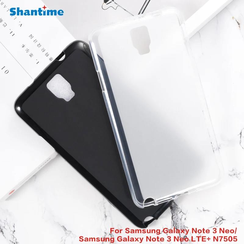 

For Samsung Galaxy Note 3 Neo Gel Pudding Silicone Protective Back Shell For Samsung GALAXY Note 3 Neo LTE+ N7505 Soft TPU Case
