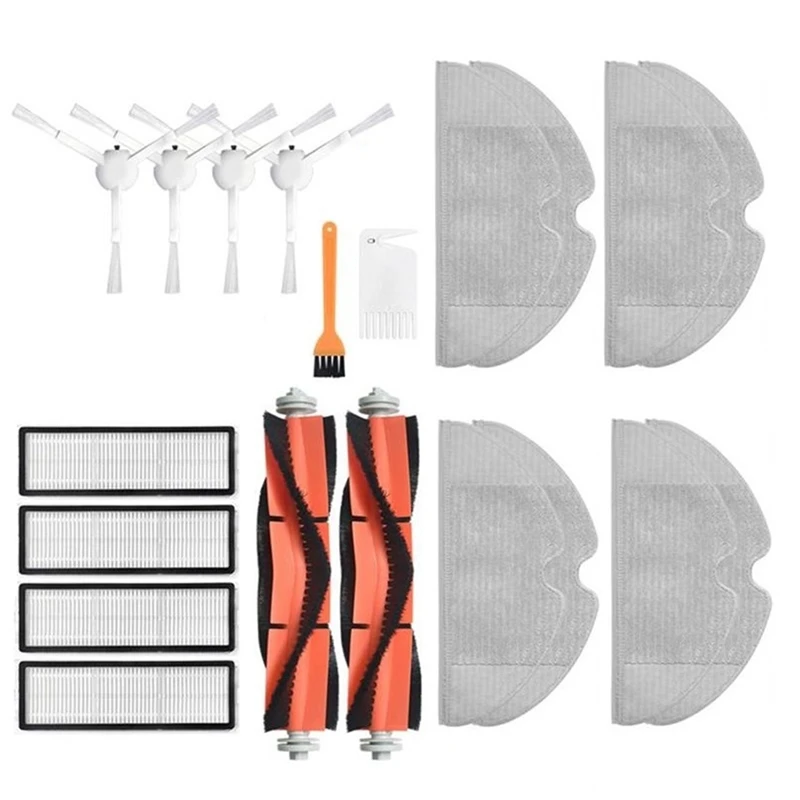 Promotion!Brush Filter Mop Cloth for Xiaomi Mijia 1C Roborock Accessories Vacuum Cleaner Sweeping Spare Hepa Parts | Бытовая техника