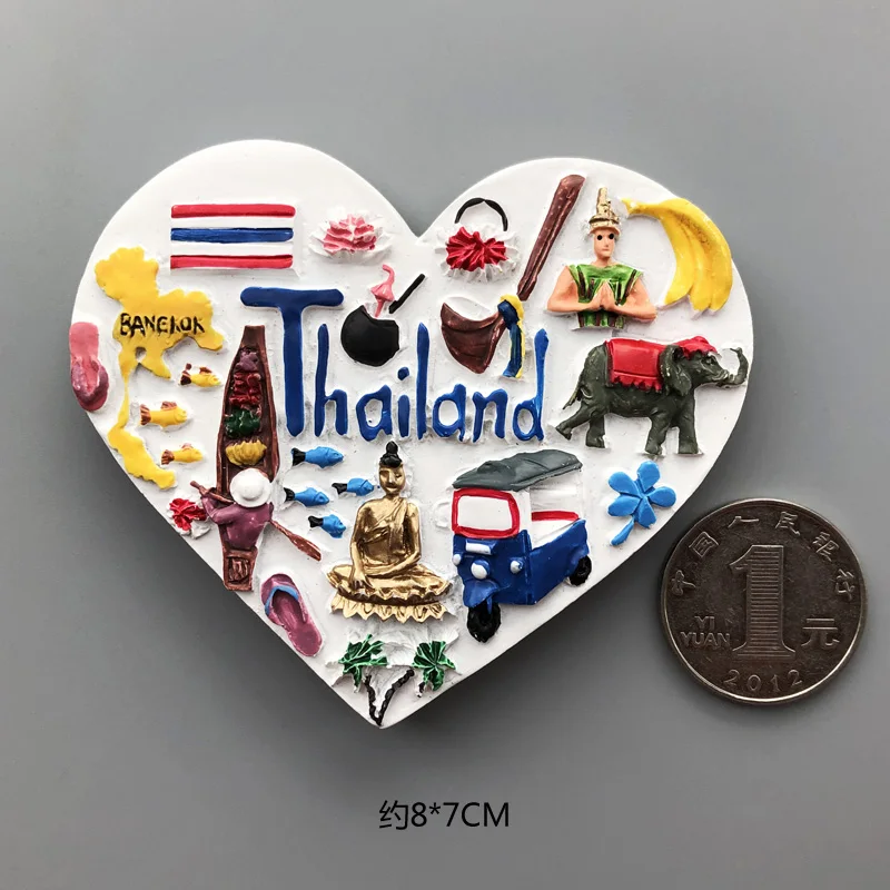 Магниты страны на холодильник, Франция, Корея, Япония, самуо, Таиланд ...