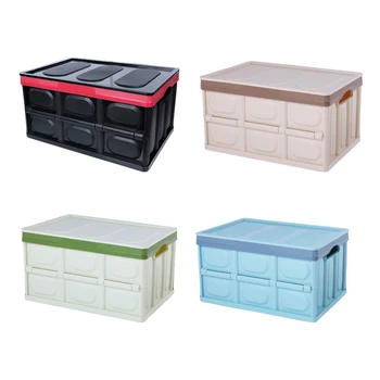 

28L Home Clothing Storage Box Car Organizer Trunk Storage Box Large Capacity Folding Box Bag Stowing Tidying With Lids