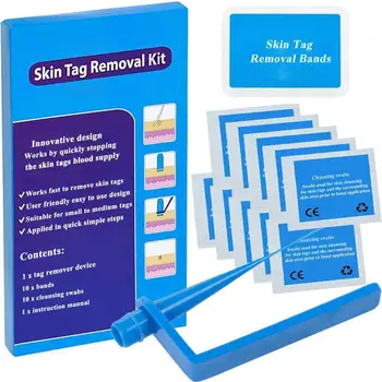 

Micro Band Non Toxic Face Care Mole Wart Tool Skin Tag Removal Kit Medical Acne Tag Remover With Cleansing Swabs Home Use Adult