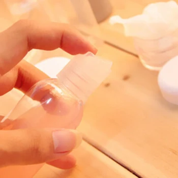

6 Pcs/Set Plastic Mini Make Up Skin Care Refillable Bottles Transparent Small Empty Spray Cream Bottle For Travel Wholesale