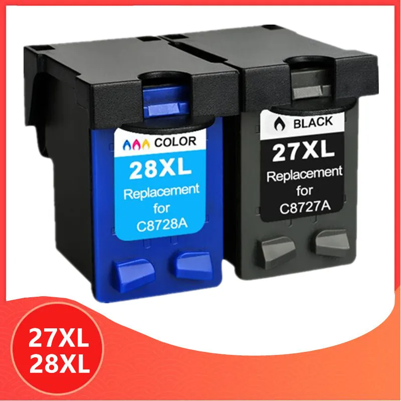 Картридж 27XL 28XL для принтера hp 27 28 чернильный картридж Deskjet 3320 3325 3420 3535 3550 3650 3744 |