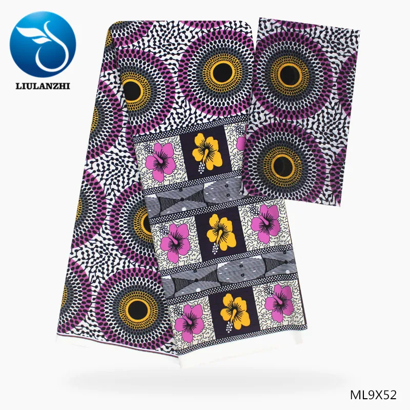 LIULANZHI африканские ткани шифон 4 ярдов Модальные ткани для платья Лидер продаж полиэстер нигерийский шифон Ткань ML9X48-ML9X82