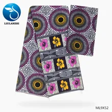 LIULANZHI африканские ткани шифон 4 ярдов Модальные ткани для платья Лидер продаж полиэстер нигерийский шифон Ткань ML9X48-ML9X82