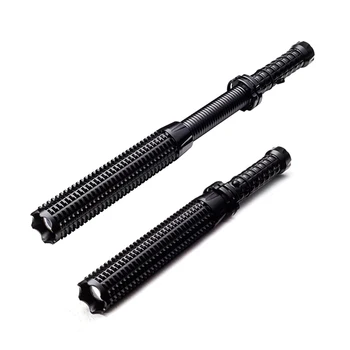 

Baseball Bat LED Flashlight Self Defense Tactical Flashlight 18650 Rechargeable Telescopic Baton for self-Defense T6 LED Torch