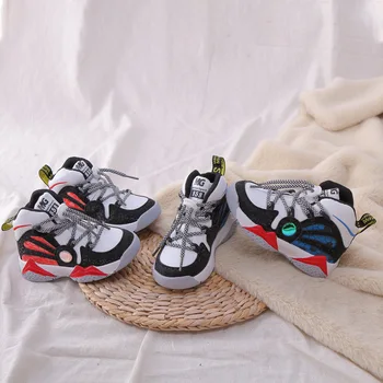 

Wenter Kid Shoes Boys Basketball Shoe 2020 Kids Casuals Shoes Running Warm Baby Casual Children Sports Sneakers Ankle Boot