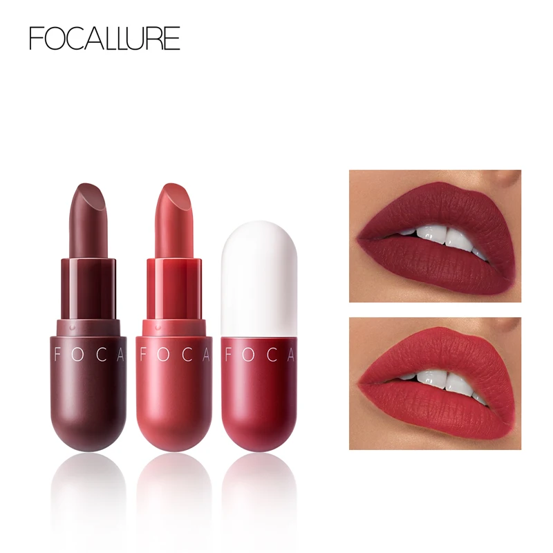 

FOCALLURE Matte Lipstick Waterproof Nude Velvet Lipstick Set Long-lasting Makeup Moisturizer Lip Stick