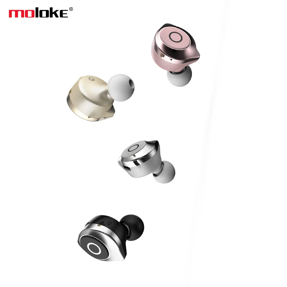 Moloke D10 Sports Wireless Bluetooth Headset Earbud Mini Headset In ear Compatible Car Mini Invisible Bluetooth Headset