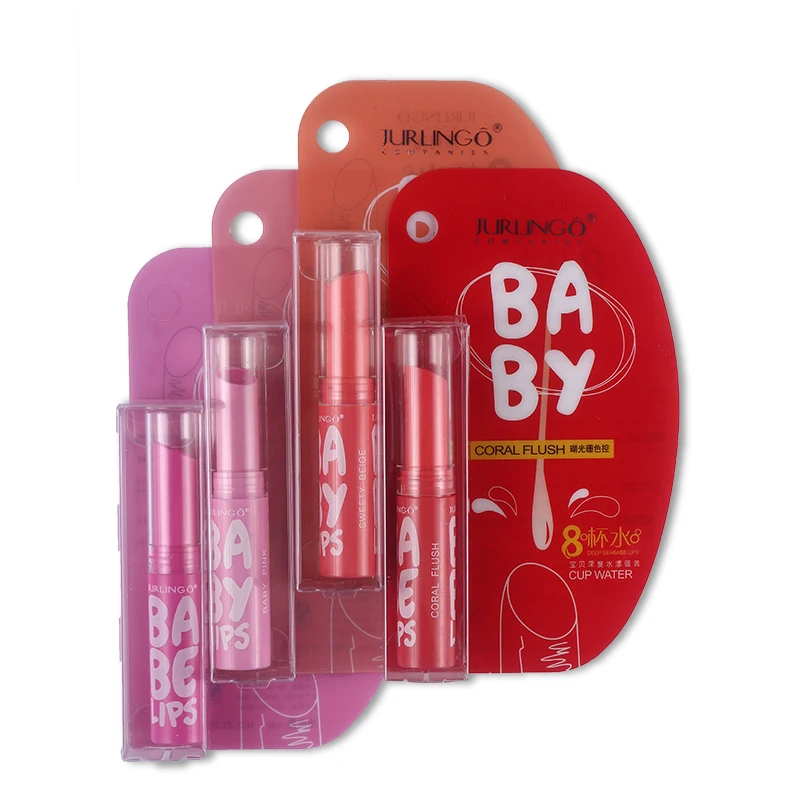 Детский бальзам для губ Jurlingo водостойкий питательный с 8 чашками|lipstick brand makeup|lipstick