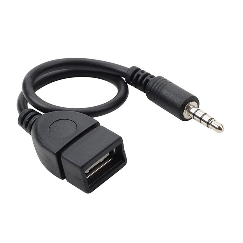 3,5 мм штекер usb-кабель 10 см аудио разъем AUX USB разъем аудио кабель конвертера