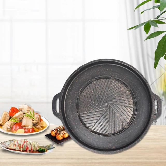 Bakeware Grill Pan Easily Clean Indoor or Outdoor Grilling Pan Frying Pan  for Kitchen Cooking Indoor Outdoor Grilling Restaurant - AliExpress