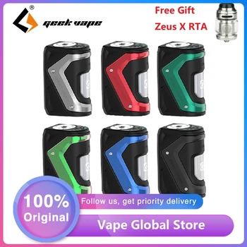 

Free Gift Zeus X RTA NEW 100W GeekVape Aegis Squonker TC MOD with max 100W output & 10ml Bottle E-cig Vape Mod VS Aegis Solo Mod