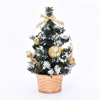 

Mini Christmas Tree Christmas Decor Desktop Window Potted Plant Scene Decor UK!