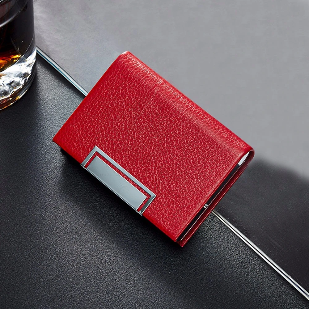 2019 New Unisex Leather Card Holder Fold Design Multiple Card Slots  For Women Men  High Quality Credit Card ID Business 822