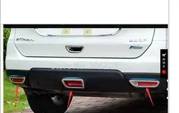 

ABS Chrome Rear Fog light Lamp Cover Trim For Nissan Rogue X-trail 2014 2015 3pcs