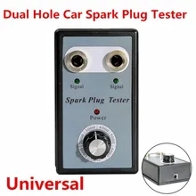 Автомобильный тестер свечей зажигания с двумя отверстиями, Подключаемая система, анализатор, диагностическая катушка двигателя в линии, авто инструменты для диагностики