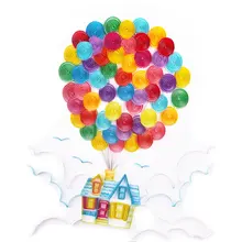

UNIQUILLING Colorful Balloons Quilling Paper Paintings Wall Decor DIY Quilling Paper Crafts Gifts DIY Quilling Paper Tools Kits