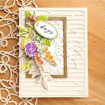 

2020 New Metal Cutting Dies Scrapbooking Flowers Vase Plants For Paper Making Embossing Frame Stencil Card Craft Stamp Set