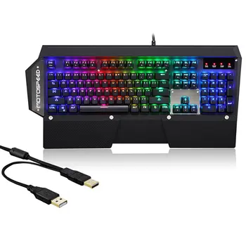 

MOTOSPEED RGB Backlit Mechanical Keyboard Professional Gaming Keyboard USB Wired Keyboard For PC Laptop Desktop Notebook