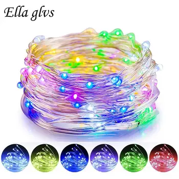 

Led Fairy Lights Fairy String 30LED Copper Wire Outdoor Xmas Decor Landscape Lamp Yard Festival Fairy Light Durable Battery