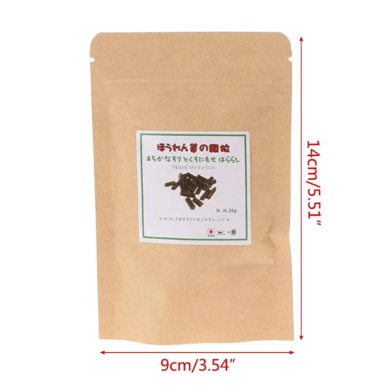 Crystal Red Shrimp Food Natural Spinach Mixed Ingredient Aquarium Fish Tank pet food fish food