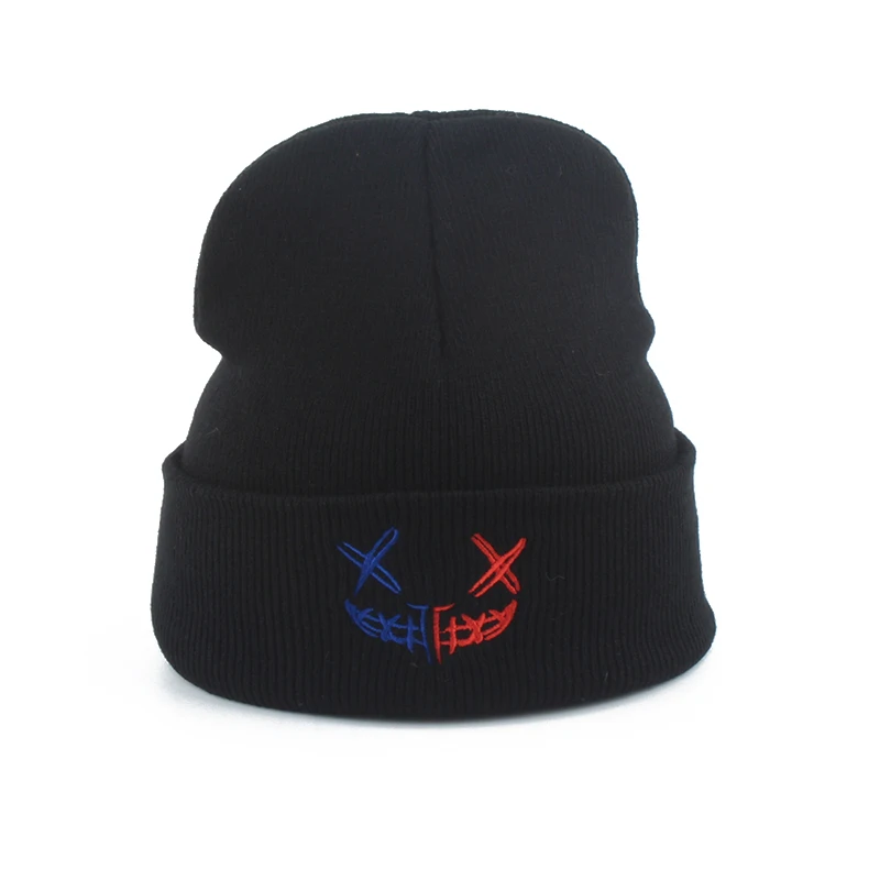 2021 Winter Hats For Women Men New Harajuku Beanies Warm Knitted Hat Casual Hip Hop Caps Girls Autumn Female Bonnet Beanie | Аксессуары