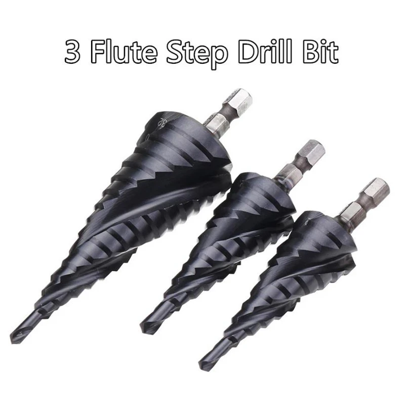 HRC89 Industrial Grade Drill Bit M35 HSS Co Cobalt TiAlN 3 Flutes